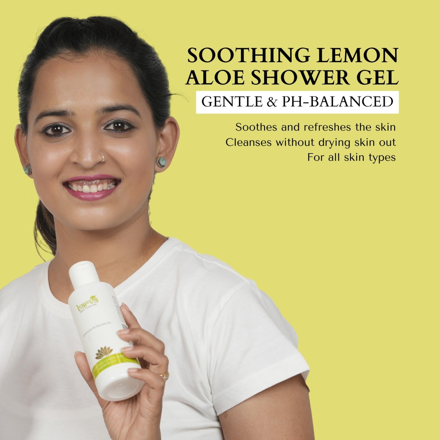Soothing Lemon Aloe Shower Gel | PH Balanced